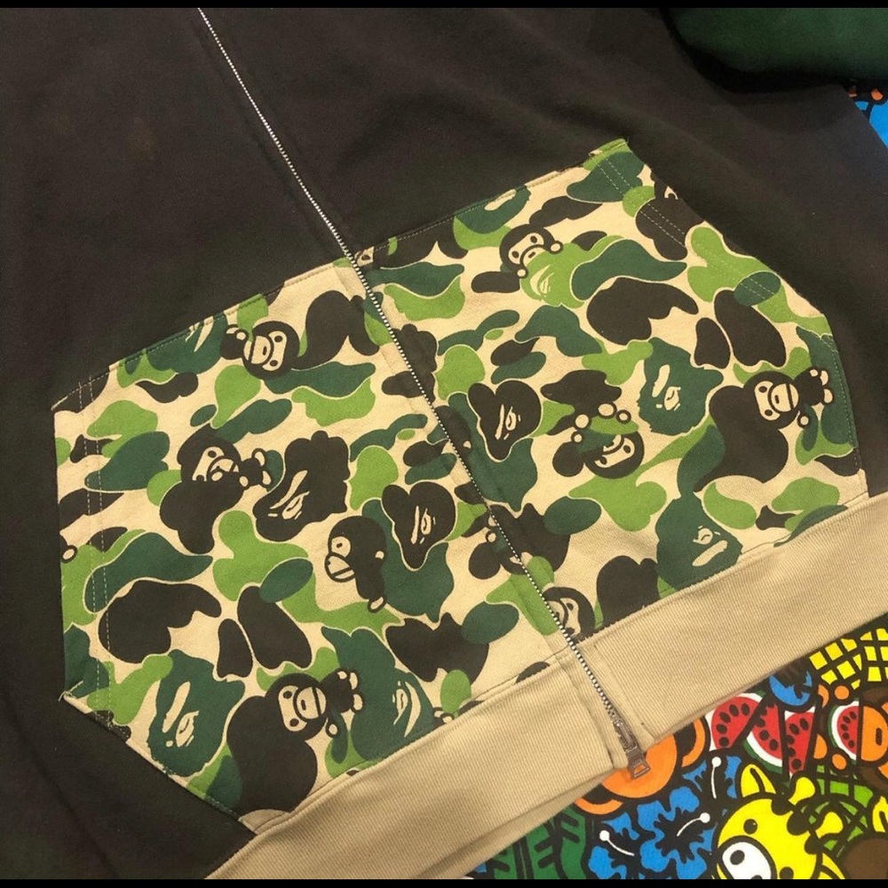 BABY MILO GREEN CAMO HOODIE - Picture 3 of 10